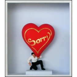 Volker Kühn "Sorry (please forgive me)" Original 3D Objektbild kaufen