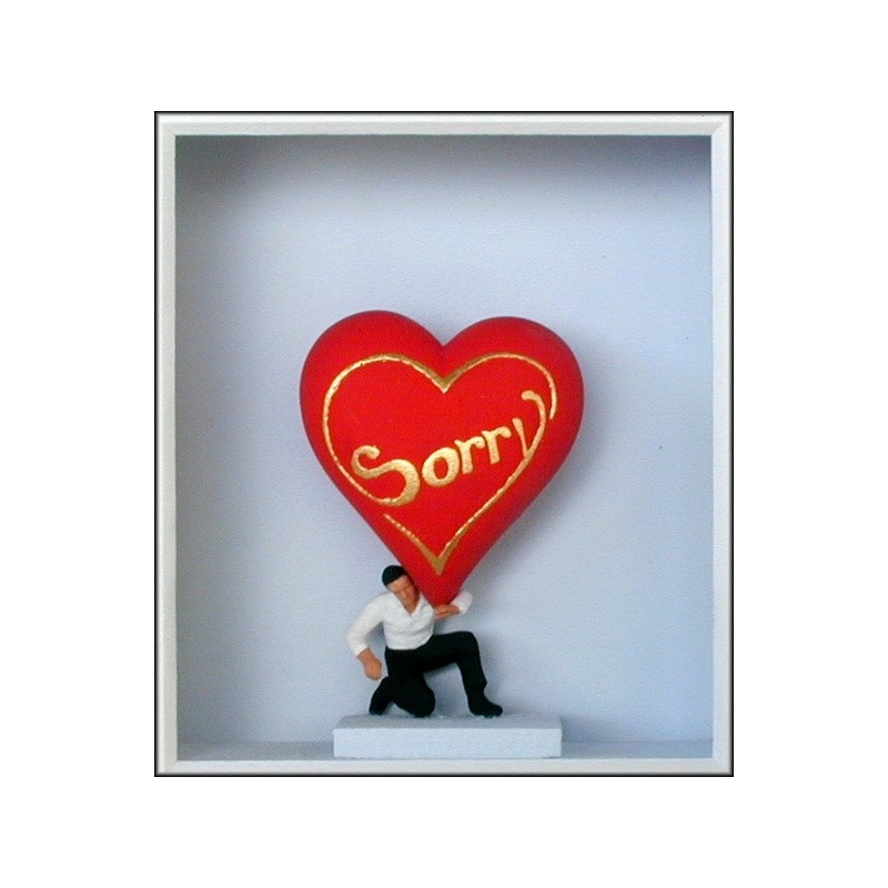 Volker Kühn "Sorry (please forgive me)" Original 3D Objektbild kaufen