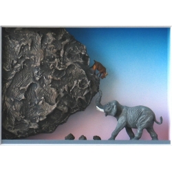 Volker Kühn "Berge versetzen" 3D Objekt Original Bilder kaufen