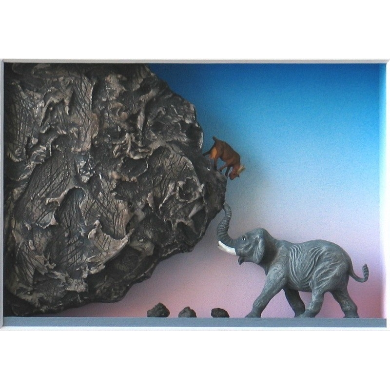 Volker Kühn "Berge versetzen" 3D Objekt Original Bilder kaufen