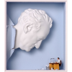 Volker Kühn "Das übermächtige Vorbild" 3D Objekt Original Bilder kaufen