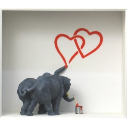 Volker Kühn "Dicke Freundschaft" 3D Objekt Original Bilder kaufen