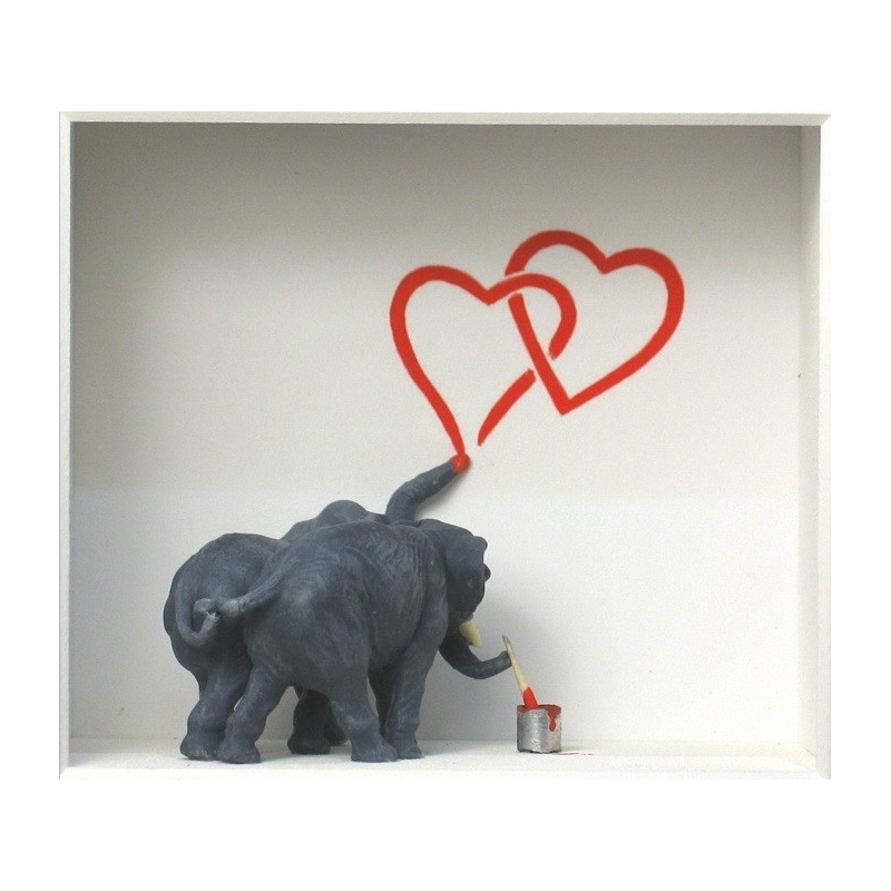 Volker Kühn "Dicke Freundschaft" 3D Objekt Original Bilder kaufen