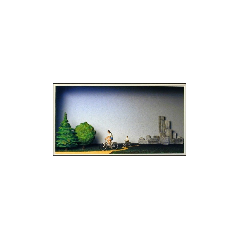 Volker Kühn "Fahrt ins Grüne" 3D Objekt Original Bilder kaufen