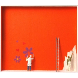 Volker Kühn "Frühlingsgefühle" 3D Objekt Original Bilder kaufen