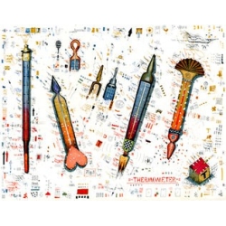 Original Bild vom Künstler Leslie G. Hunt "Thermometer" mit oder ohne Rahmen kaufen