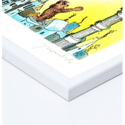 Rahmungsbeispiel - weiß, matt, ohne Passepartout