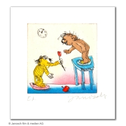 Original Bild "Alles Gute liebster Bär" von Janosch - Kunst mit Zertifikat kaufen