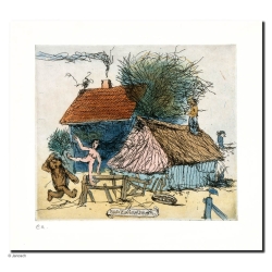 Original Bild "Bad Zwischenahn" von Janosch - Kunst mit Zertifikat kaufen