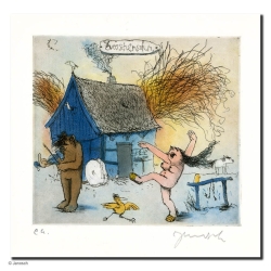 Original Bild "Bad Zwischenahn 3" von Janosch - Kunst mit Zertifikat kaufen