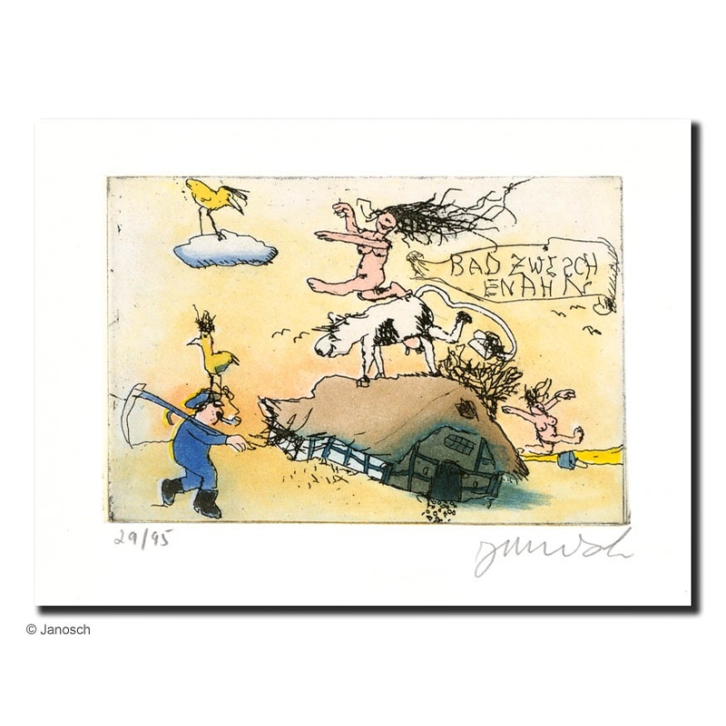 Original Bild "Bad Zwischenahn 4" von Janosch - Kunst mit Zertifikat kaufen