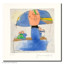 Original Bild "Denkmal für unser aller Vater 2003" von Janosch - Kunst mit Zertifikat kaufen