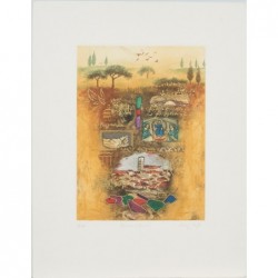 Original Kunst von Heinz Voss "Toscana (Lucca)" kaufen Sie Bilder des anerkannten deutschen Künstlers Heinz Voss