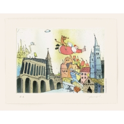 Original Bild "Erfurt" von Janosch - Kunst mit Zertifikat kaufen