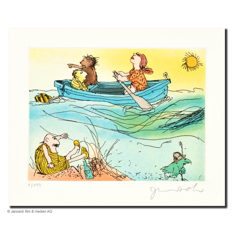 Original Bild "Es schwankt das Meer