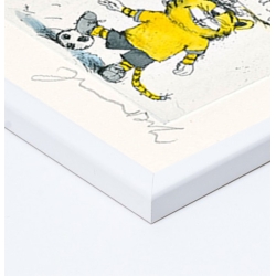 Rahmungsbeispiel - weiß, matt, ohne Passepartout