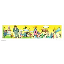 Original Bild "Luise F. grüsst alle Stehpinklerinnen" von Janosch - Kunst mit Zertifikat kaufen