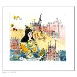 Original Bild "Münster ist schön genug" von Janosch - Kunst mit Zertifikat kaufen