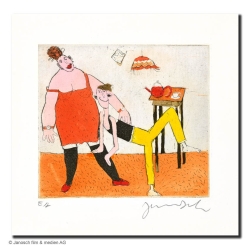 Original Bild "Paar 2003" von Janosch - Kunst mit Zertifikat kaufen