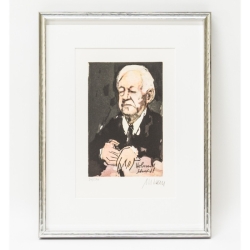 Janosch Bild "Prima Blumen für Dich" Original-Kunst - Galerie Lamers