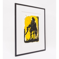 Otmar Alt Bild "BRÜTENDE VÖGEL" Original-Kunst - Galerie Lamers