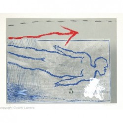 Original Kunst von James Coignard "Le nu bleu" kaufen Sie Bilder des weltbekannten