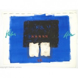Original Kunst von James Coignard "Les S sur bleu WV1024" kaufen Sie Bilder des weltbekannten