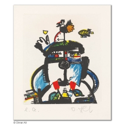 Original Bild "BESCHLEUNIGUNG" von Otmar Alt - Kunst mit Zertifikat kaufen