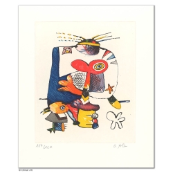 Original Bild "KLEINER ELEFANT" von Otmar Alt - Kunst mit Zertifikat kaufen