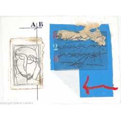 Original Kunst von James Coignard "Pertubation bleu-klein" kaufen Sie Bilder des weltbekannten