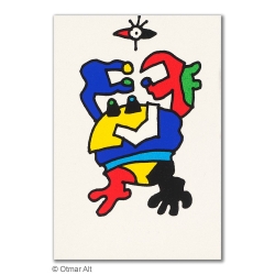 Original Bild "STERNZEICHEN KREBS" von Otmar Alt - Kunst mit Zertifikat kaufen