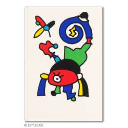 Original Bild "STERNZEICHEN SKORPION" von Otmar Alt - Kunst mit Zertifikat kaufen