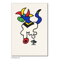 Original Bild "STERNZEICHEN STIER" von Otmar Alt - Kunst mit Zertifikat kaufen