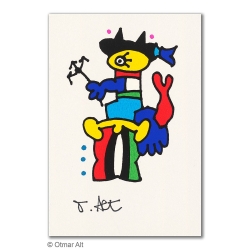 Original Bild "STERNZEICHEN WASSERMANN" von Otmar Alt - Kunst mit Zertifikat kaufen