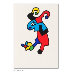 Original Bild "STERNZEICHEN WIDDER" von Otmar Alt - Kunst mit Zertifikat kaufen