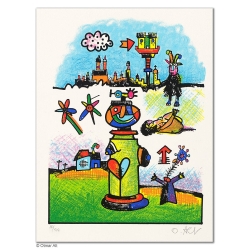 Original Bild "ANTRA" von Otmar Alt - Kunst mit Zertifikat kaufen