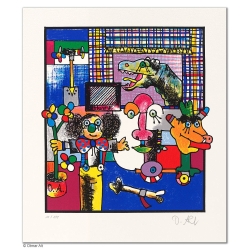 Original Bild "DER VERZAUBERTE ARCHÄOLOGE" von Otmar Alt - Kunst mit Zertifikat kaufen