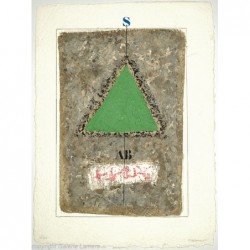 Original Kunst von James Coignard "Triangle vert WV1051" kaufen Sie Bilder des weltbekannten