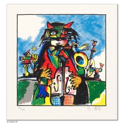 Original Bild "MUSIKZAUBER" von Otmar Alt - Kunst mit Zertifikat kaufen