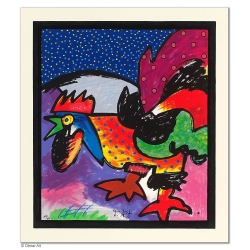 Original Bild "NACHTRUF" von Otmar Alt - Kunst mit Zertifikat kaufen