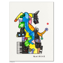 Original Bild "Die Overtüre" von Otmar Alt - Kunst mit Zertifikat kaufen