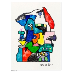 Original Bild "Die Vielfalt des Lebens" von Otmar Alt - Kunst mit Zertifikat kaufen