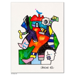 Original Bild "Gedankenwelten" von Otmar Alt - Kunst mit Zertifikat kaufen