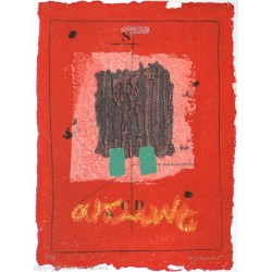 Original Kunst von James Coignard "Variation II rouge" kaufen Sie Bilder des weltbekannten Künstlers