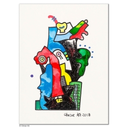 Original Bild "Gute Erinnerungen an das Schöne" von Otmar Alt - Kunst mit Zertifikat kaufen