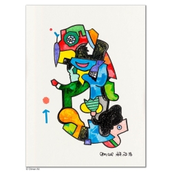 Original Bild "Laßt Blumen sprechen" von Otmar Alt - Kunst mit Zertifikat kaufen