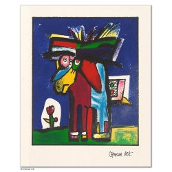 Original Bild "DAS PONY (VARIATIONEN)" von Otmar Alt - Kunst mit Zertifikat kaufen