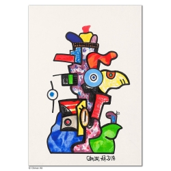 Original Bild "Blick nach vorn" von Otmar Alt - Kunst mit Zertifikat kaufen