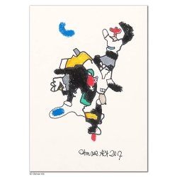 Original Bild "Humor im Kopf" von Otmar Alt - Kunst mit Zertifikat kaufen