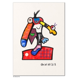 Original Bild "Tanz in den Mai" von Otmar Alt - Kunst mit Zertifikat kaufen